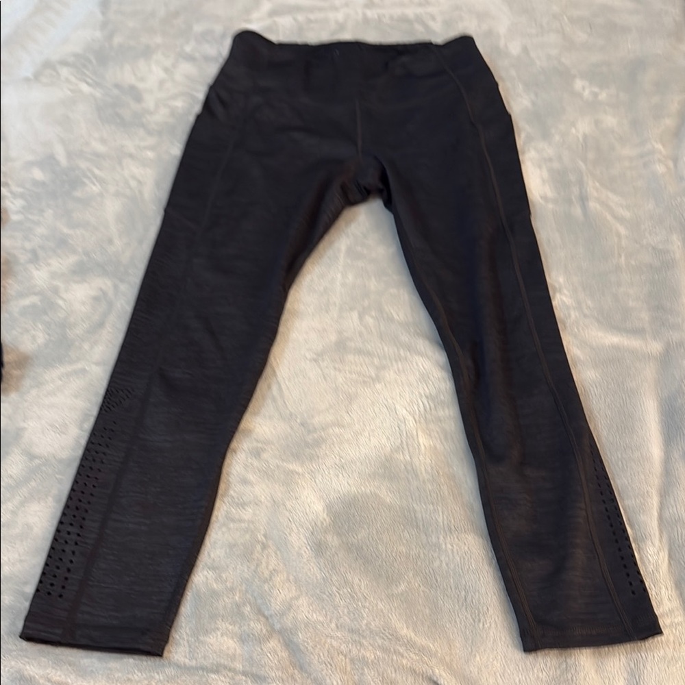 Women's Black and Gray Korsa Leggings